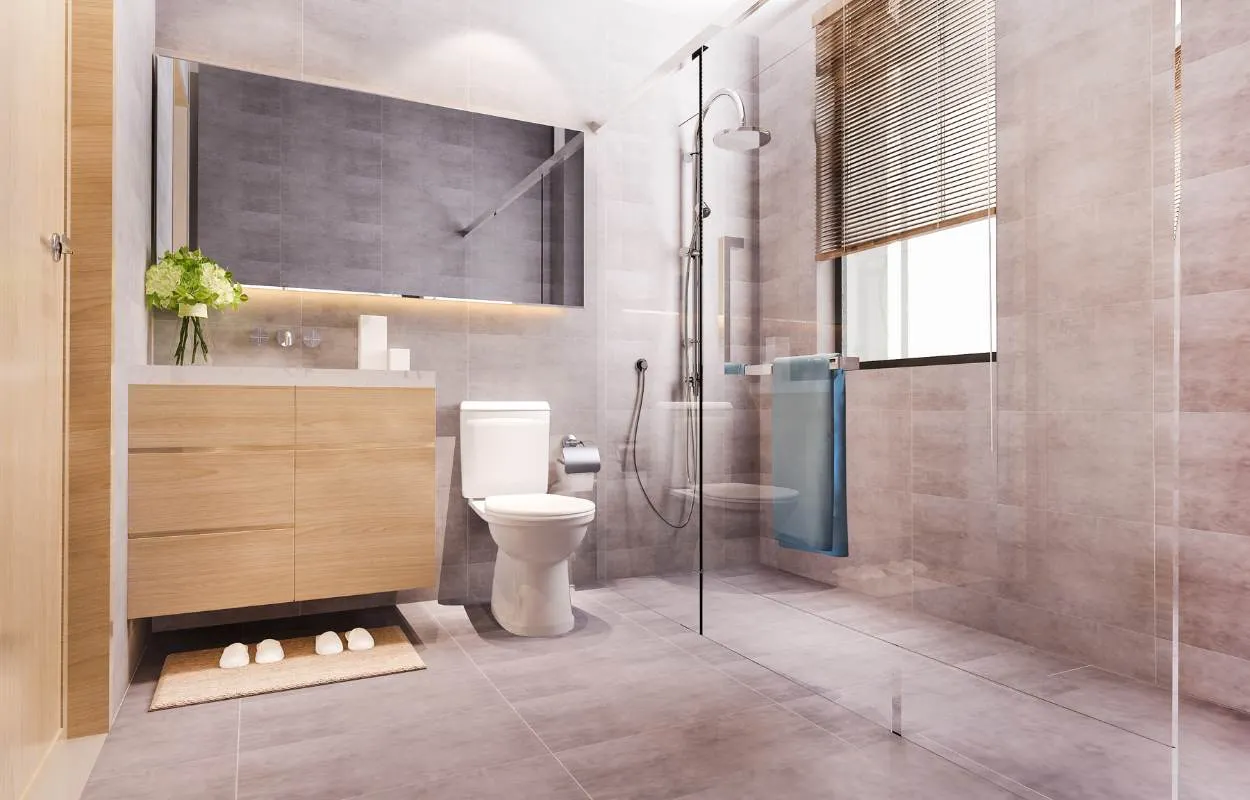 Professional bathroom remodeling and shower installation