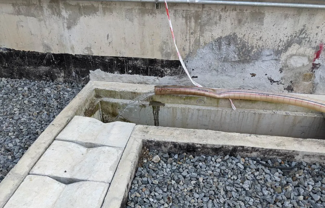 Professional drainage system installation process in Wilsonville