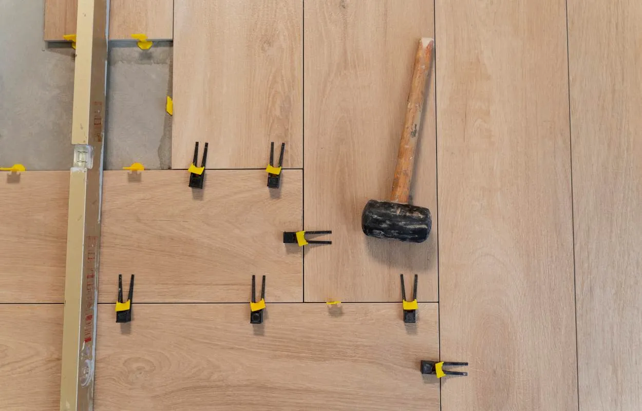 High-quality luxury vinyl plank installation in Wilsonville