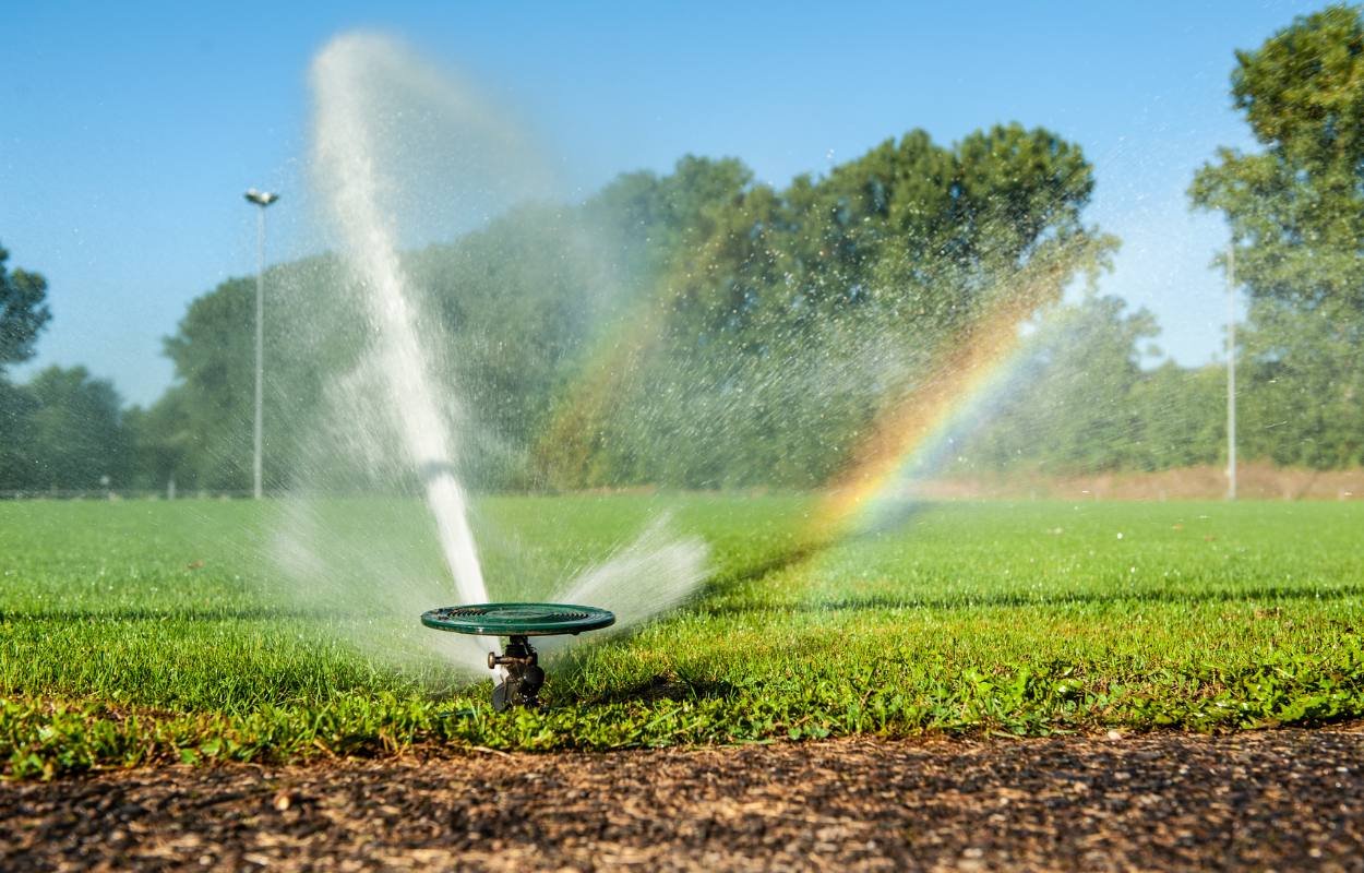 Technician repairing washing machine
